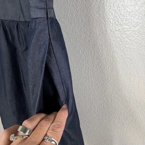 Express Mini Baby doll Y2K 90’s Style Dress Womens Size 4 Chambray Skirt - Picture 5 of 11